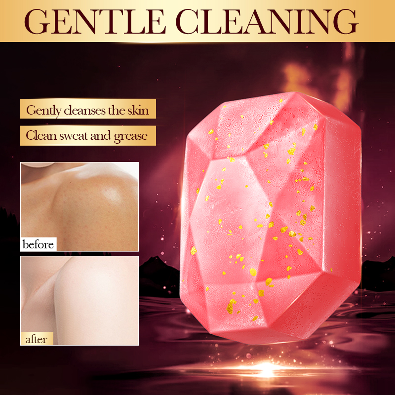 Luxury Skincare Gifts - Rose Gold Foil Handmade Soap –