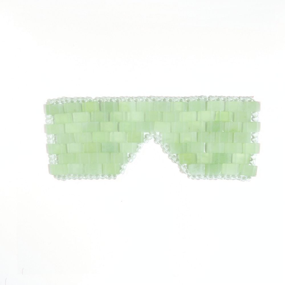 Luxury Skincare Tools - Hand Woven Xiu Jade Eye Mask
