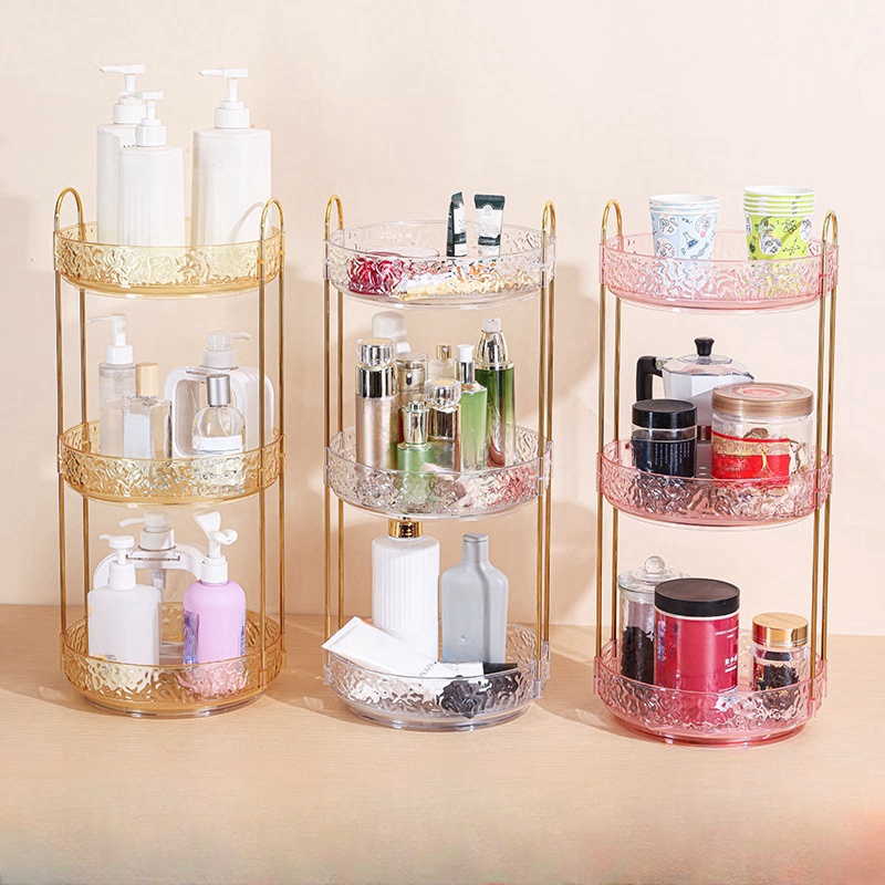 Luxury Skincare Box - 1pc Accessible Luxury Rotating Cosmetics Storage
