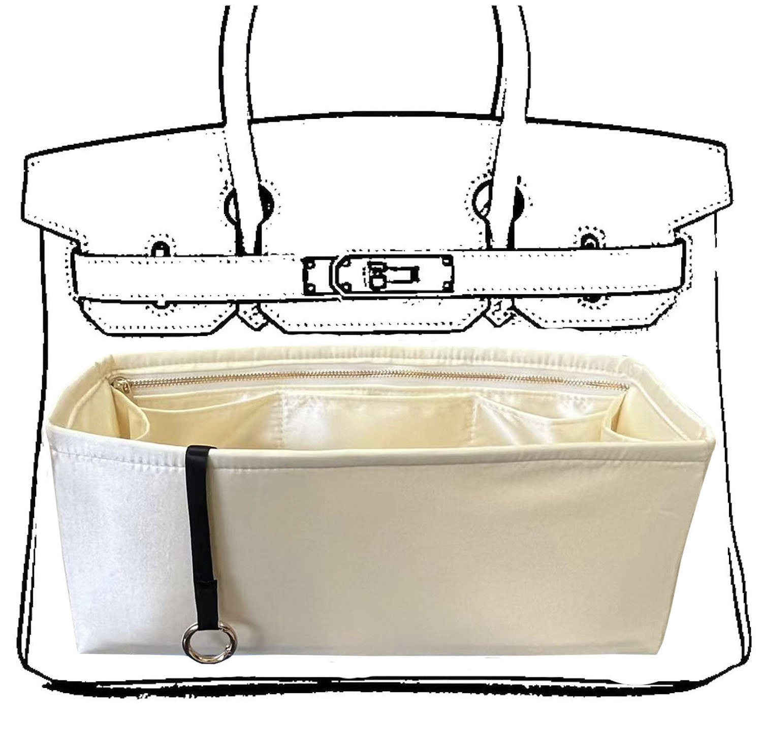 Purse Organizer Birkin S 25 30 - Luxury Skincare Box ulasan dan harga
