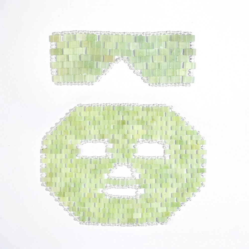 Natural Stone Xiu Jade Eye Mas - Luxury Skincare Tools ulasan dan harga
