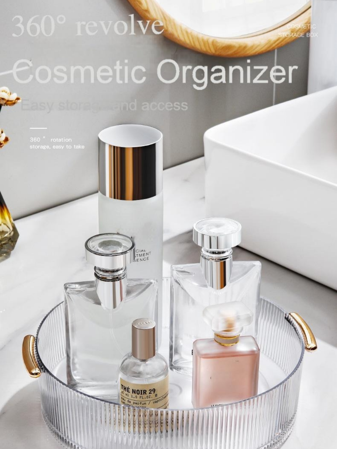 Vertical Ribbed Transparent Ma - Luxury Skincare Gifts ulasan dan harga