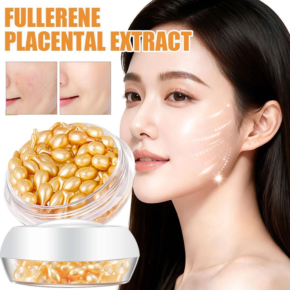 Vitamin E Face Serum Capsules  - Placenta Extract Serum ulasan dan harga