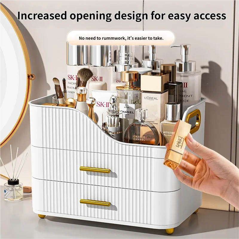 Luxury Large Capacity Cosmetic - Luxury Skincare Box ulasan dan harga