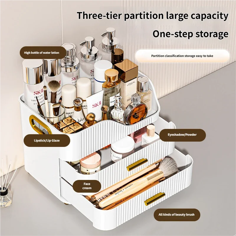 Luxury Large Capacity Cosmetic - Luxury Skincare Box ulasan dan harga