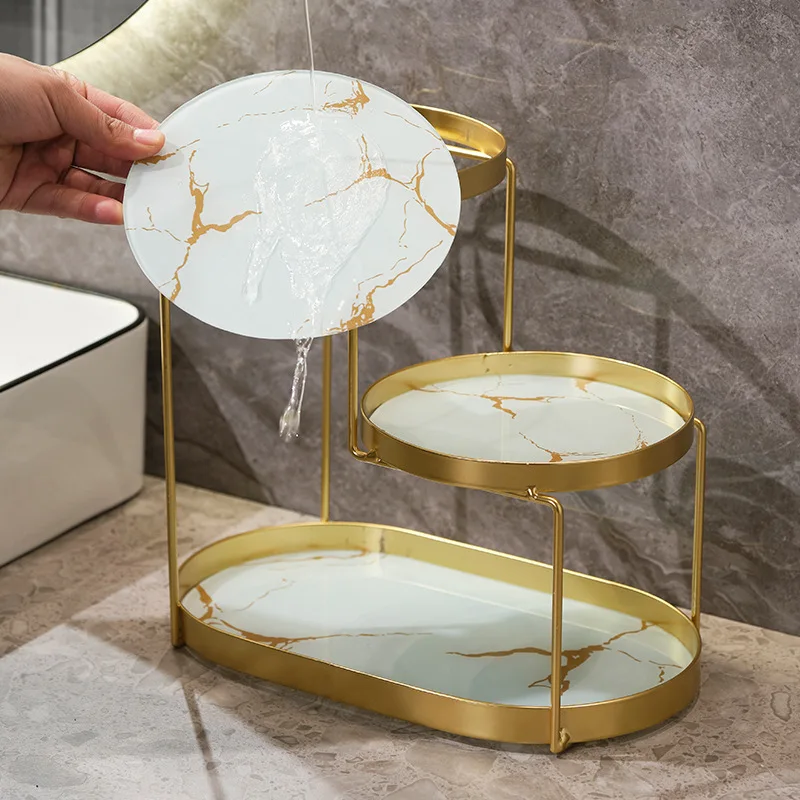 Light Luxury Countertop Rack W - Luxury Skincare Dupes ulasan dan harga