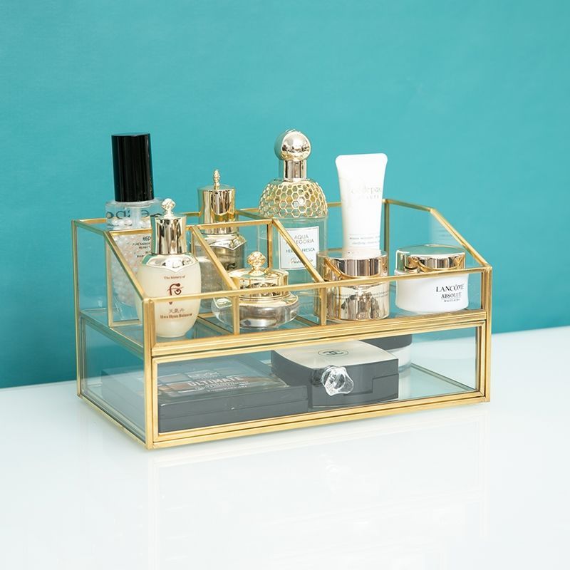 Nordic Light Luxury Glass Cosm - Luxury Skincare Box ulasan dan harga