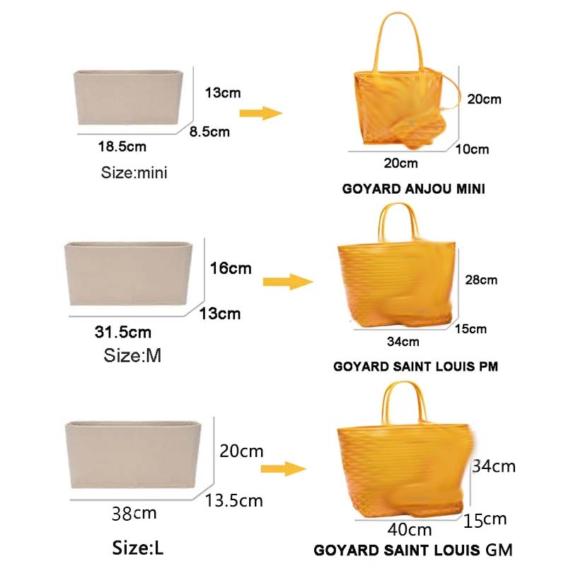 Felt Insert Bag Cosmetic Organ - Luxury Skincare Box ulasan dan harga