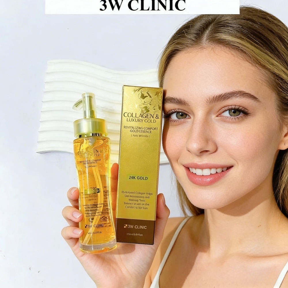 3WCLINIC Collagen & Luxury Gol - Luxury Skincare Serum ulasan dan harga
