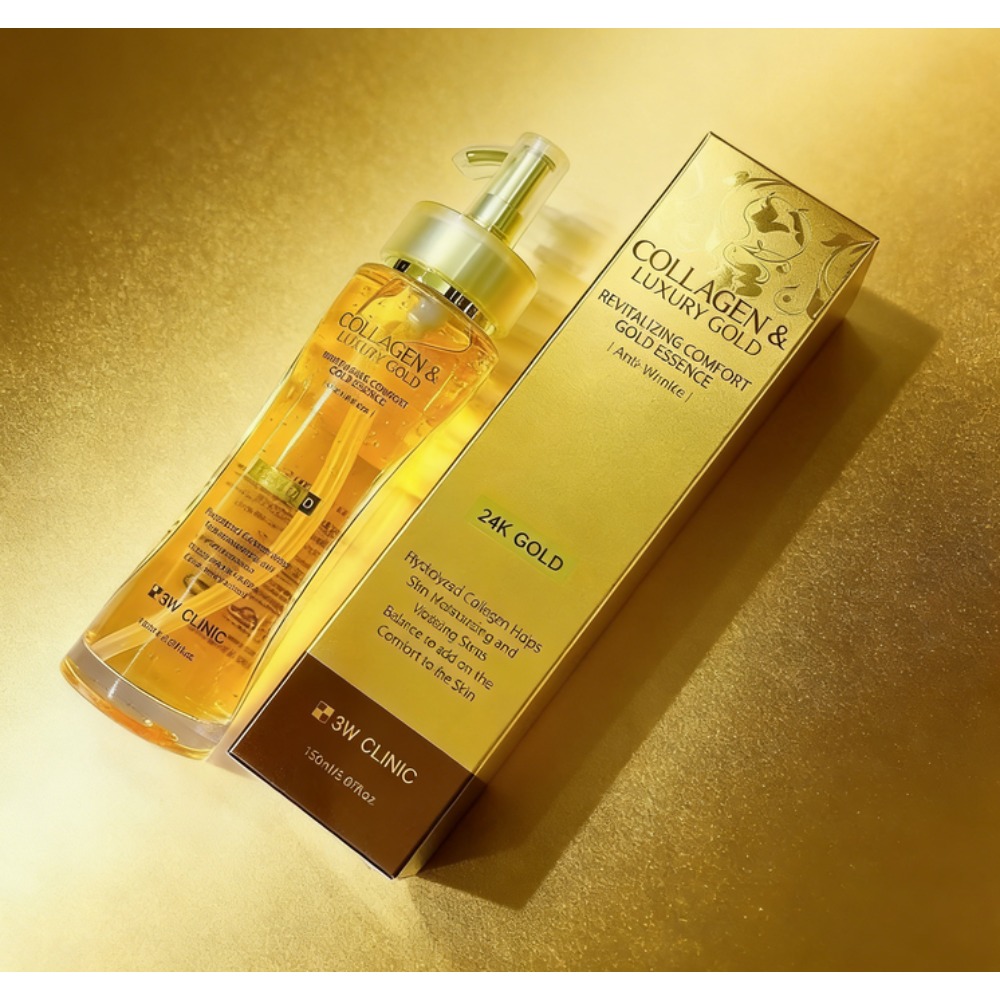 3WCLINIC Collagen & Luxury Gol - Luxury Skincare Serum ulasan dan harga